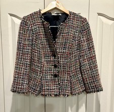 Kay Unger New York Tweed  Jacket Blazer With ...