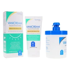 Vanicream Lite Lotion 16 oz & Daily Facial Moisturizer Broad Spectrum SPF 30