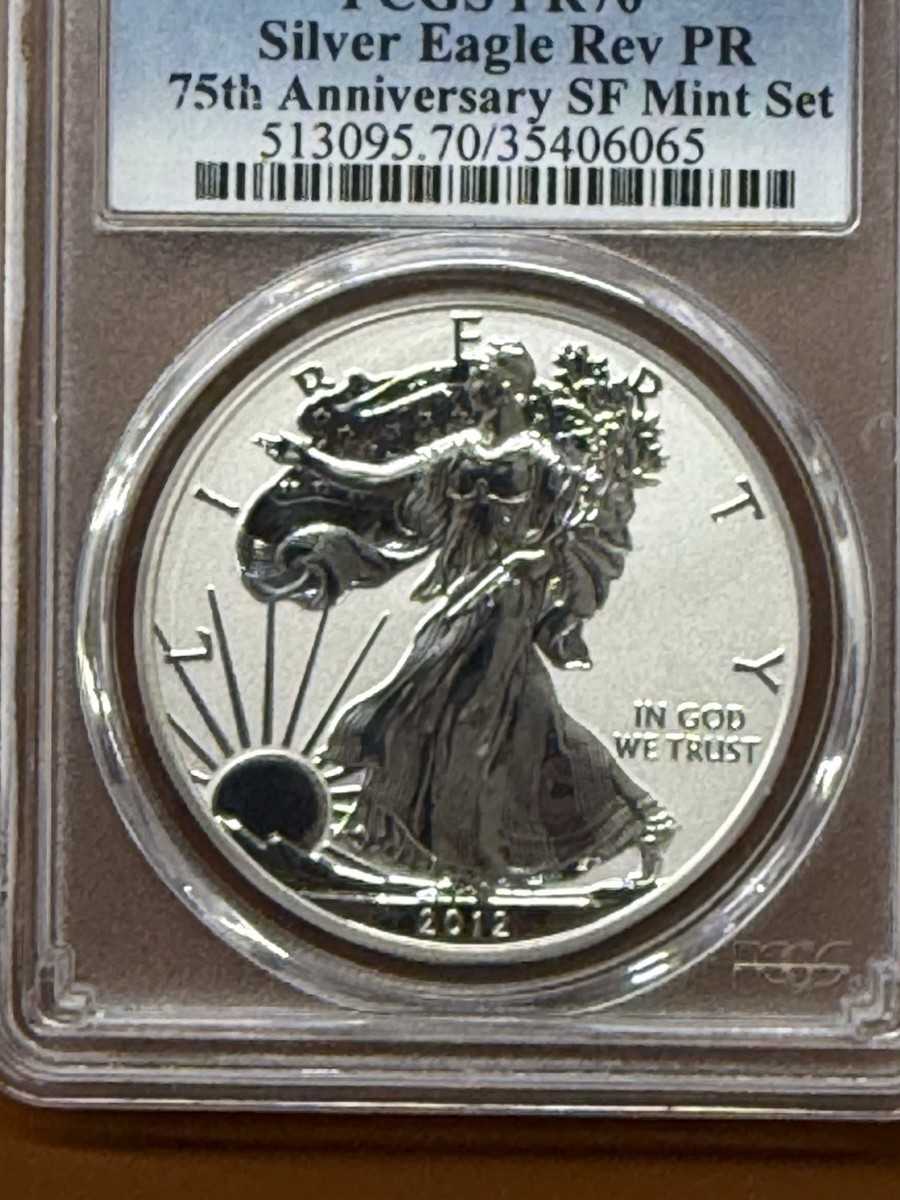 2012-S American Silver Eagle Reverse Proof PCGS PR 70 PR 70 Coin