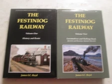 2 Volumes - The Festiniog Railway V1 History V2 Locomotives & Rolling Stock