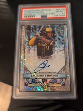 2024 Sterling - RookieAutoJackson Chourio #RA-JCH Speckle Refractor /99 (AU, RC)