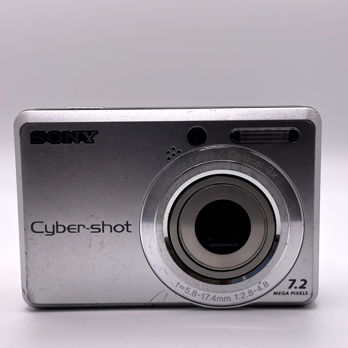 Sony Cyber-shot DSC-S730 7.2MP Digital Camera Silver – For Parts