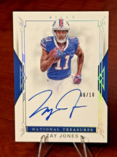2017 Panini National Treasures Zay Jones Rookie Auto (RC) Signature Bills /10