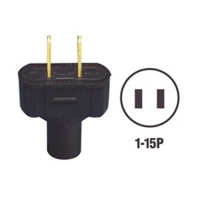 Leviton Blk Cord Plug