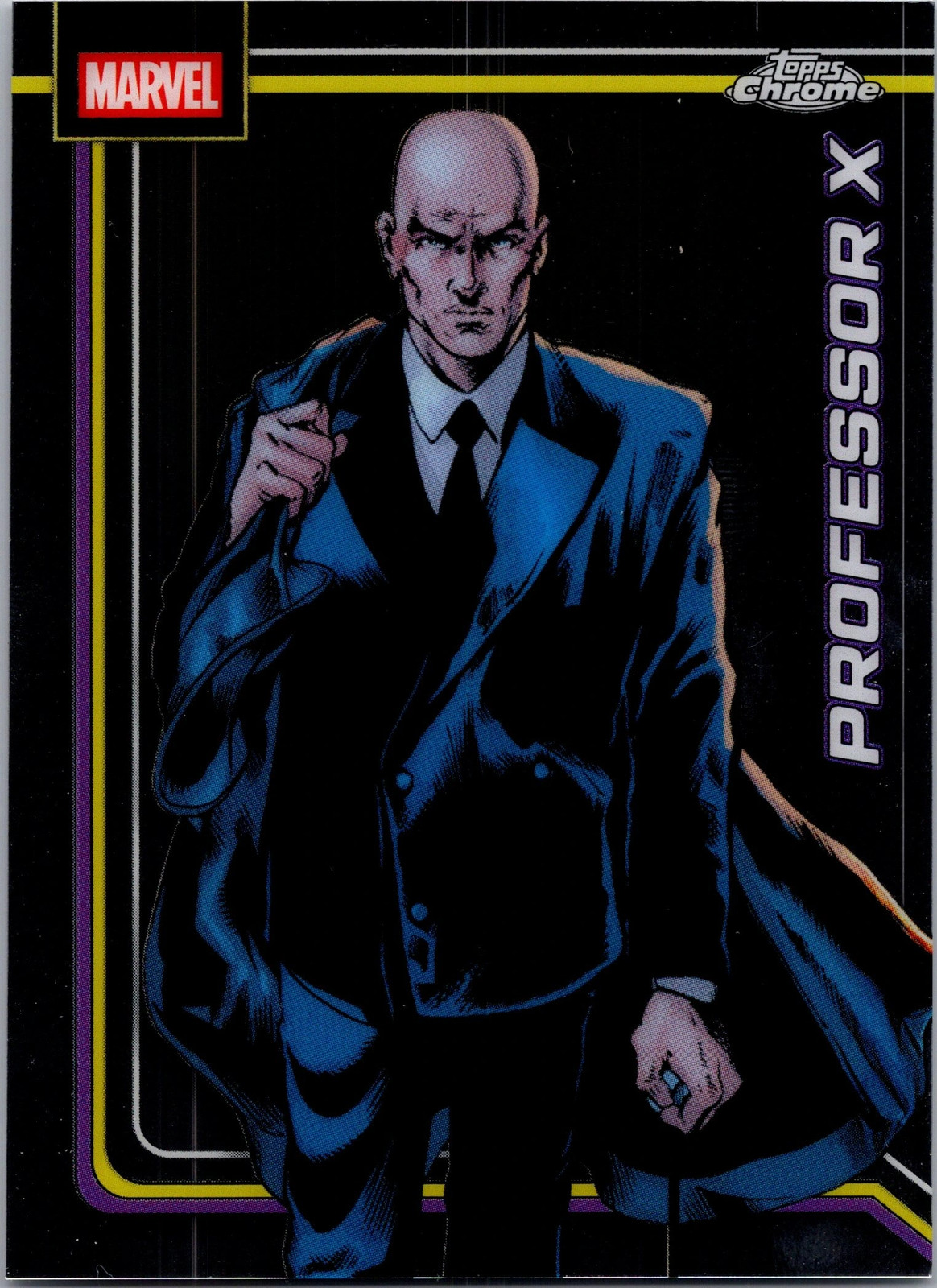 2026 Professor X 091 Topps Chrome Marvel Refractor NM