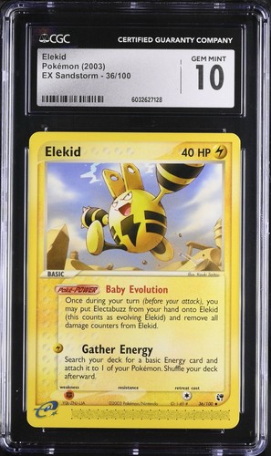 Elekid graded CGC 10 for sale on eBay