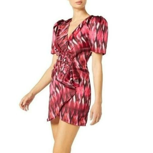 strapless open back dress Chidima! Our Hot Pink Wrap Dress – U4Udesigns main image 1