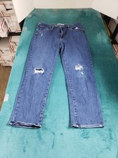 Levis 724 Jeans Size 31 Womens Blue Stretch Pants Denim High Rise Straight Crop