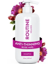 Routine Wellness Anti-Thinning Shampoo & Rose Hips NEW FREE SHIPPNG