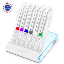 Water Flosser Replacement Tips Classic Jet 6 Pack Storage Case Bundle Waterpik