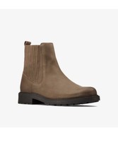 Image of Clarks ORINOCO2 MID Brown Snuff Leather Women's Chelsea Boots Size UK 4 D /37