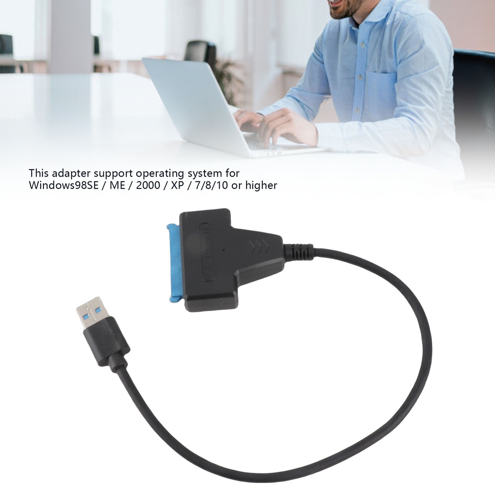 2.5in USB 3.0 Adapter SSD HDD Hard Drive Cable Notebook Computer Accessory