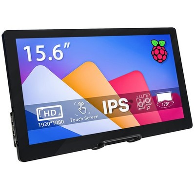 15.6 Inch Raspberry Pi Screen FHD 1920x1080 Touchscreen Monitor IPS Second Sc...