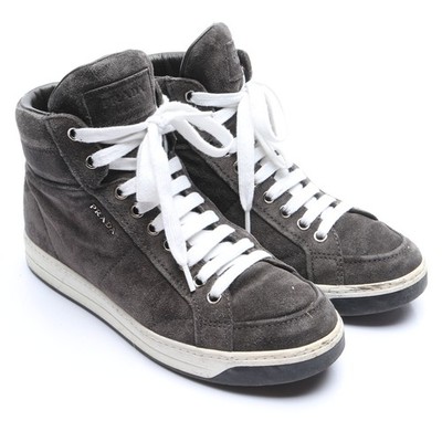 High-Top Sneaker Prada Linea Rossa Grau 37 EUR
