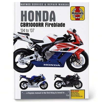 2004-2007 Honda CBR1000RR CBR1000 CBR 1000RR 1000 RR SERVICE