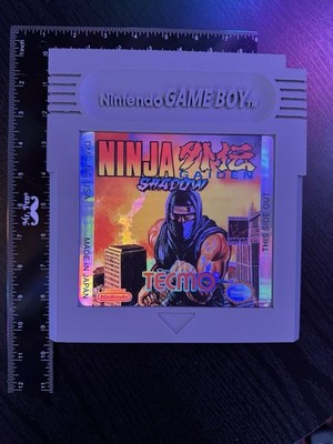 Oversized Gameboy Cartridge   Ninja Gaiden Shadow   3D Printed Nintendo