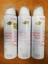3 Pack: Dove Whole Body Deodorant Spray Raspberry Rose 4 oz. ea. 7531 R1P4