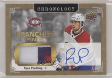 2019 Upper Deck Chronology Franchise Finds Relics 18/25 Ryan Poehling Auto 0uz