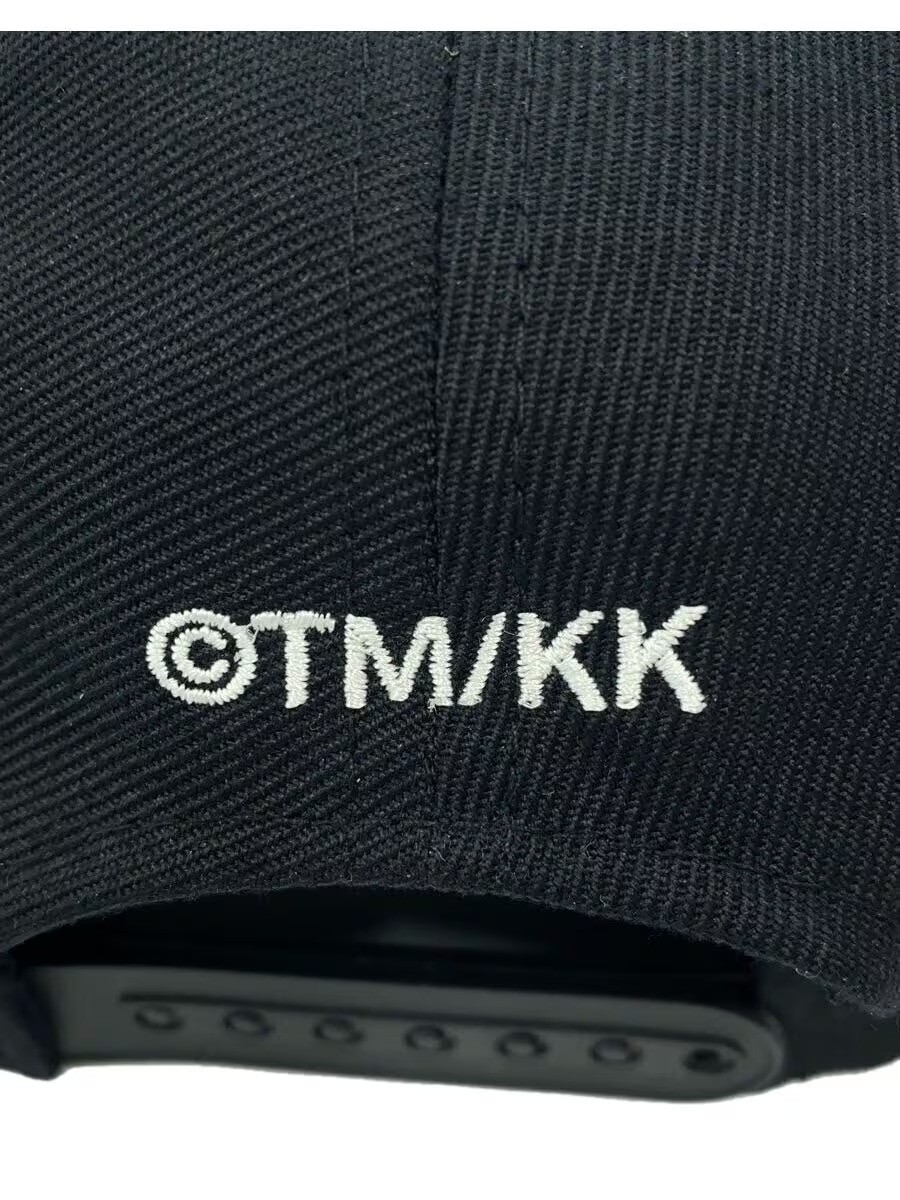 Kaikai Kiki Black Solid Cap Polyester Adjustable … - image 4