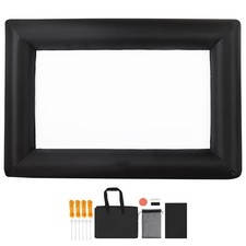 Uimoso 14 ft Inflatable Movie Screen 16:9 600D Movie Projector with Portable Bag