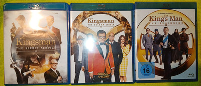 Kingsman The Secret Service & Golden Circle & King's Man: Beginning | 3x Blu-Ray