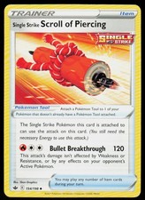 Single Strike Scroll of Piercing 154/198 Uncommon Chilling Reign Pokemon LP