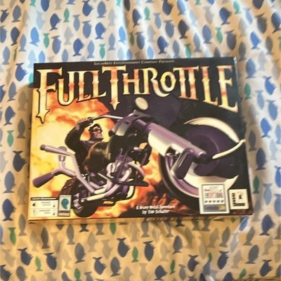 LucasArts Full Throttle PC Big Box Game Boxed Edition Original Packaging Box