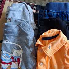 Carter's Garanimals Baby Boy Clothing Lot 6-9M 9M Shirts Tops Jeans