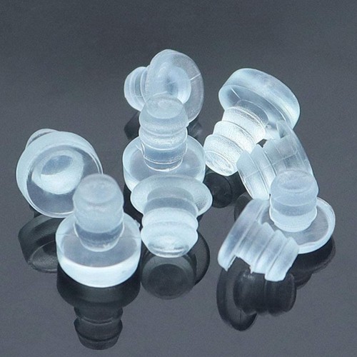 100 Pcs Cabinet Bumpers Clear Soft Anti-collision Rubber Particle Cupboard - Picture 9 of 12