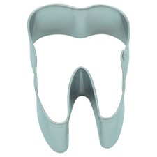 Ausstechform Zahn 5,5 cm Edelstahl Keks Plätzchen Zahnarzt Praxis Keksausstecher