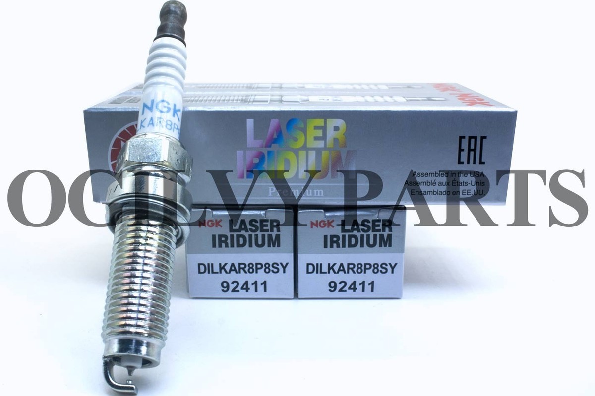 4x NGK DILKAR8P8SY 92411 Iridium Platinum Spark Plug For Honda