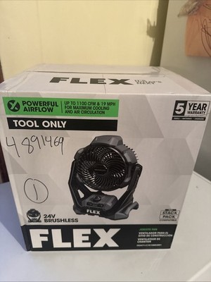 Flex Power Tools 24V Cordless Jobsite Fan Tool Only
