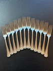 STERLING SILVER 12 Antique Forks by Gorham total of 660.8 grams for scrap or not