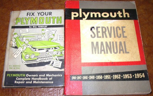 1946 47 48 49 50 1951 1952 1953 1954 Plymouth Service Manuals All Models P15 P24 - Picture 2 of 6