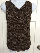 Jones New York size large scoop neck fully lined sleeveless career top