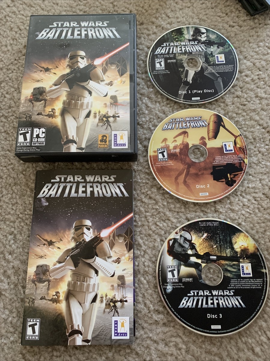 Star Wars: Battlefront (PC, 2004) Complete In Box CIB Classic PC