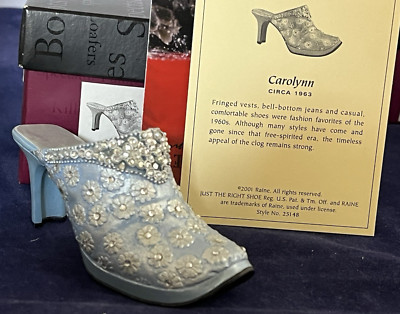 Just the Right Shoe ~ CAROLYNN ~  2001 ~ NIB ~ 25148 ~ Mint ~ COA