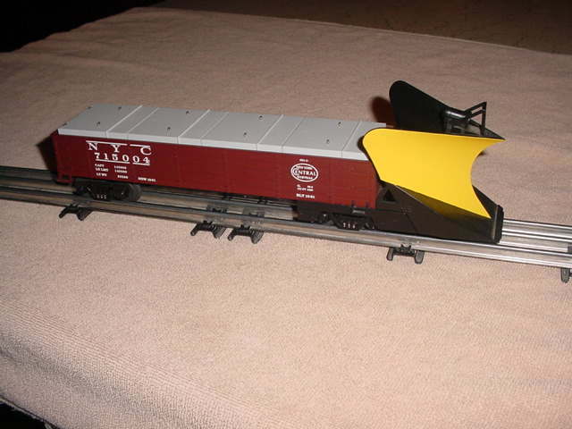 MTH RAIL KING LIGHTED SNOW PLOW NEW YORK CENTRAL 0-027 MTH RAIL KING LIGHTED SNOW PLOW NEW YORK CENTRAL 0-027