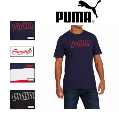  PUMA Men s Double Down Tee Crewneck T-Shirt - B15