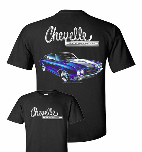 Chevrolet Chevelle T-Shirt - Black w 