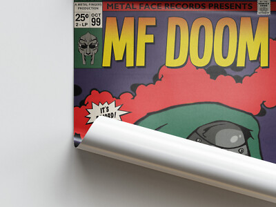 MF DOOM Operation Doomsday Poster | Rap Music Comic Book Wall Art