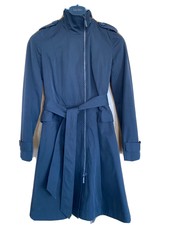 Armani Exchange Black Trench Coat Size S