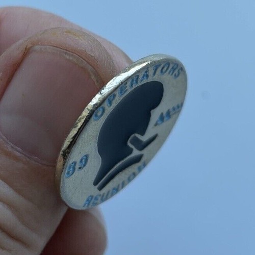 1989 Operators Reunion Switchboard Communication Telephone Phone Vtg Lapel Pin - Picture 6 of 12