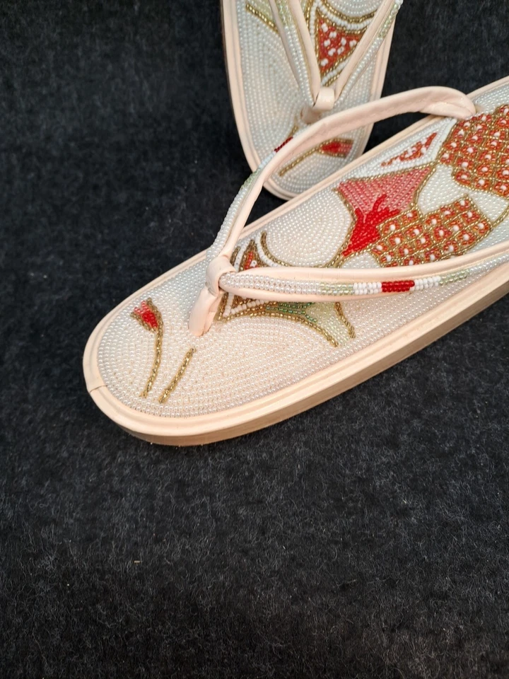 Kimono Geta, Schuhe für Kimono und Yukata, original japanisch, Vorführmodell - Bild 2 von 4