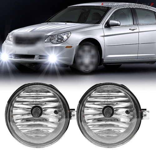Clear Lens Pair Bumper Fog Light Lamp For 2011-2015 Ford Explorer