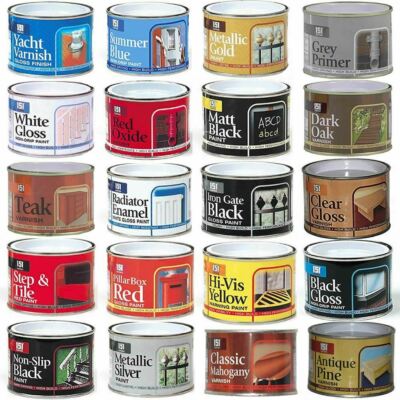 6er Pack Farbe 180ml 151 Beschichtungen verschiedene Farben