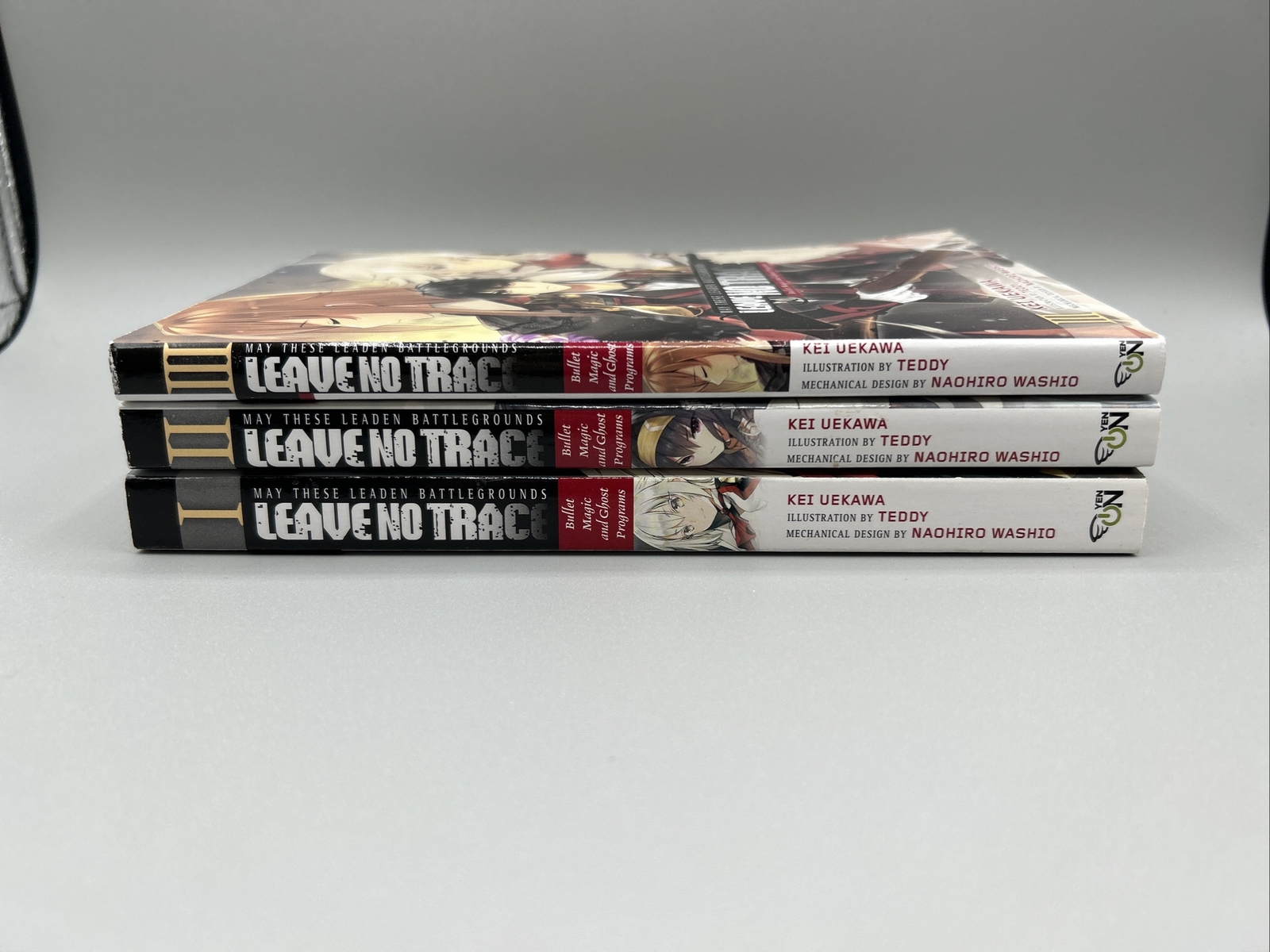 May These Leaden Battlegrounds Leave No Trace Vol. 1 2 3 Light Novel