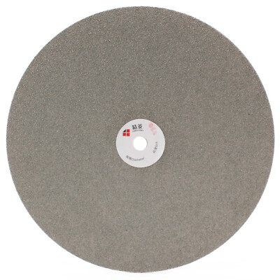 12'' inch Diamond Coated Flat Lap Disc wheel Grit 120 Lapidary Grinding disk