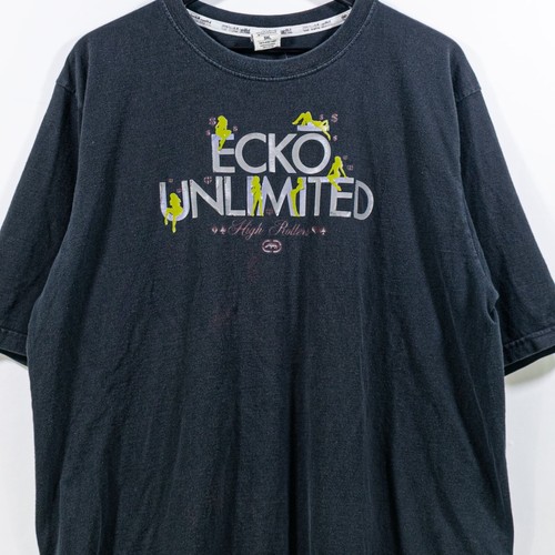 Ecko Unltd High Rollers Pin Up T-Shirt XXL Y2K Hip Hop Streetwear - Bild 3 von 9