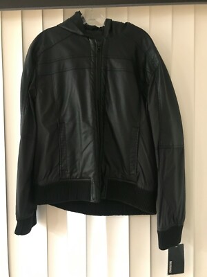 Murano Men Imitation Leather Jacket Size:Medium UK